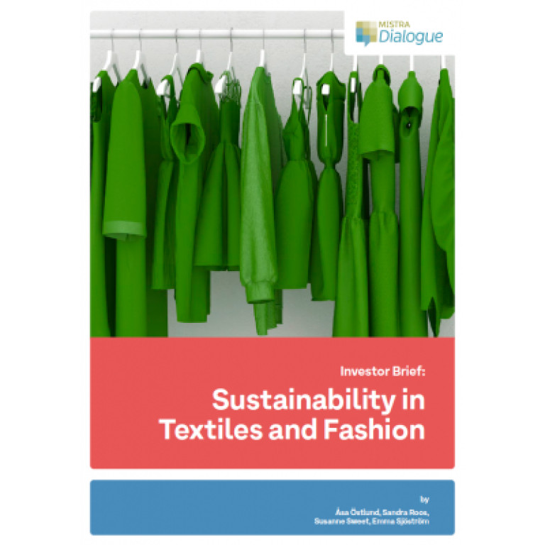 Investor Brief: Sustainability in Textiles and Fashion